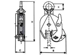 Захват для вертикального подъема листового металла универсальный DSQC-1.5 купить в Ханты-Мансийске