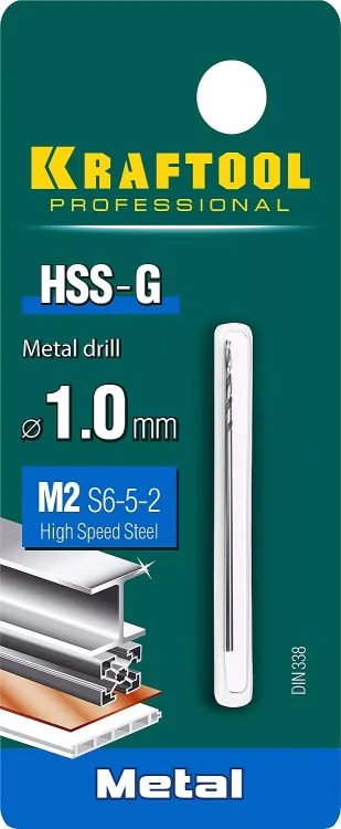 Сверла по металлу HSS-G Оберон 29651-1 купить в Ханты-Мансийске