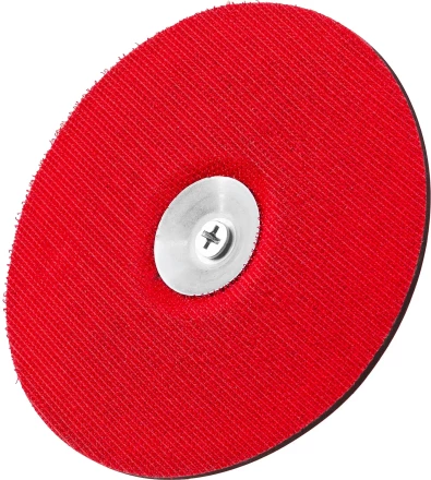 Тарелка опорная STAYER &quot;MASTER&quot; резиновая для дрели, на липучке, d=125мм 35740-125 купить в Ханты-Мансийске