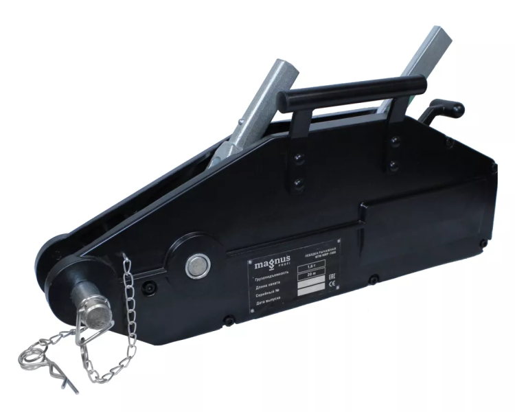 Лебедка рычажная МТМ Magnus-Profi WRP-800, 0.8 т, канат 20 м купить в Ханты-Мансийске