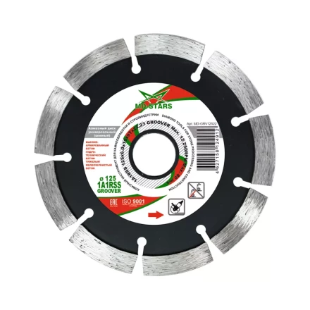 Диск алмазный по бетону 1A1RSS GROOVER MD-STARS 230*6.0*10*15T*22,23 mm купить в Ханты-Мансийске