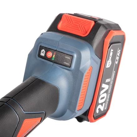 Угловая шлифмашина аккумуляторная бесщеточная КВТ GB-20-125 с оснасткой до 125 мм (102595) купить в Ханты-Мансийске