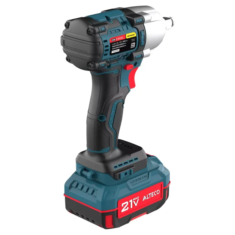 Бесщеточный аккумуляторный ударный гайковерт ALTECO CIW 21-500 BL 71516 купить в Ханты-Мансийске