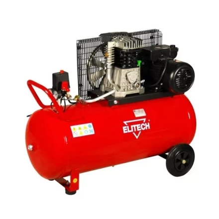 Компрессор масляный поршневой ременной Elitech КР 100/AB515/3Т купить в Ханты-Мансийске