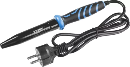 Паяльник ЗУБР &quot;ПРОФЕССИОНАЛ&quot; с двухкомпонентной рукояткой, с защитным колпачком, керамическим нагревательным элементом, 60Вт, конус 55413-60 купить в Ханты-Мансийске