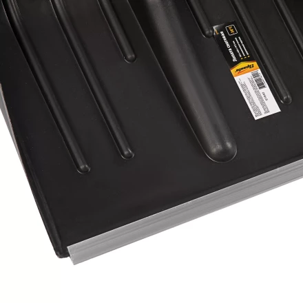 Лопата для уборки снега пластиковая, 405 х 420 х 1415 мм, деревянный черенок, Sparta 61640 купить в Ханты-Мансийске