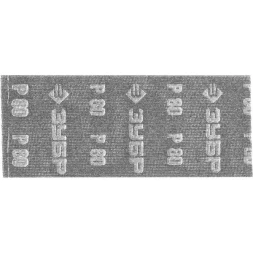 Шлифовальная сетка ЗУБР "ЭКСПЕРТ" абразивная, водостойкая № 80, 115х280мм, 10 листов 35481-080