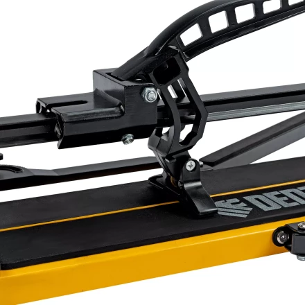 Плиткорез рельсовый Denzel 1000х16мм, каретка на подш., стальная станина, усил. рукоятка-пенал 877018 купить в Ханты-Мансийске