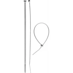 Хомуты ЗУБР нейлоновые белые 9x650мм, 50шт 309010-90-650