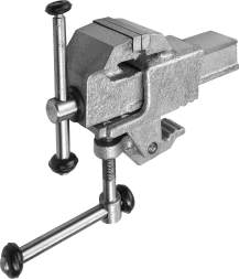 Тиски слесарные ЗУБР ЭКСПЕРТ со струбциной серия ЭКСПЕРТ