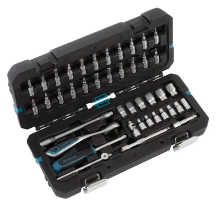 Набор инструментов 42 предмета, 120 зубьев, CrV, 1/4&quot; Gross 14146 купить в Ханты-Мансийске