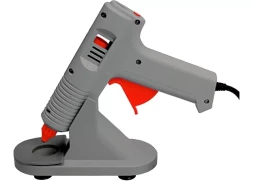 Клеевой пистолет с регулировкой температуры, 100W - 220V, с подставкой MATRIX 930105