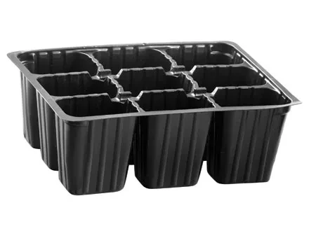 Кассета для рассады 18х13,5см высота 6см 9 ячеек полистирол  Россия 64309 купить в Ханты-Мансийске