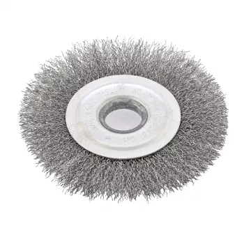 Щетка для УШМ 150 мм посадка 22,2 мм плоская витая проволока  СИБРТЕХ 746647 купить в Ханты-Мансийске