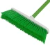 Щетка пластмассовая для подметания пола, 27 см, c черенком, 120 см, салатовая щетина, Home Palisad 935455 купить в Ханты-Мансийске
