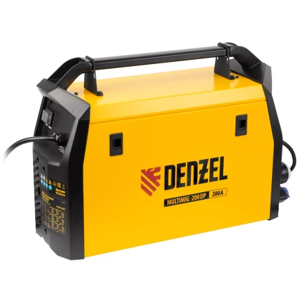 Аппарат инвертор. полуавтомат. сварки MultiMIG-200DP Synergy Double Pulse, 200 А, ПВ 80%// Denzel 94313 купить в Ханты-Мансийске