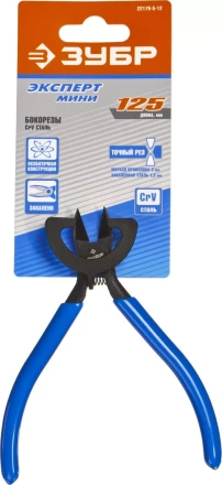 Бокорезы ЗУБР &quot;ПРОФЕССИОНАЛ&quot;, хромоникелевая сталь, обливные рукоятки, CrV сталь, 125мм 22175-5-12 купить в Ханты-Мансийске