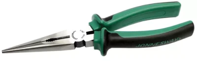 Длинногубцы двухкомпонентные рукоятки 8" P1118 Jonnesway 49404