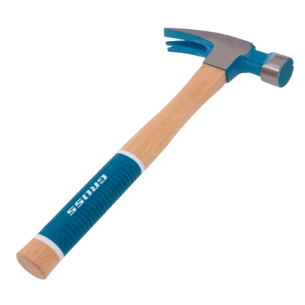 Молоток-гвоздодер, 680 г Gross 10425, угол 75, магнит, обрезиненная рукоятка AMERICAN HICKORY купить в Ханты-Мансийске