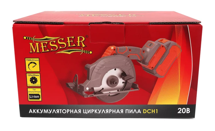 Аккумуляторная циркулярная пила MESSER DCH1 125мм 4Ач купить в Ханты-Мансийске
