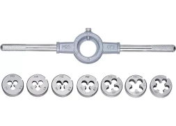 Набор плашек М3 - М12 8 предметов СИБРТЕХ 77309