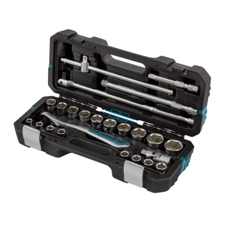 Набор инструментов 24 предмета, 120 зубьев, CrV, 1/2&quot; Gross 14147 купить в Ханты-Мансийске