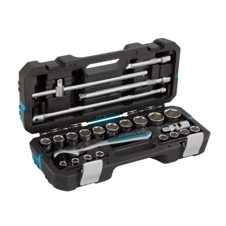 Набор инструментов 24 предмета, 120 зубьев, CrV, 1/2&quot; Gross 14147 купить в Ханты-Мансийске