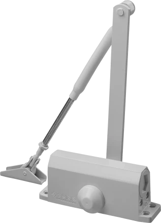 Доводчик дверной ЗУБР &quot;ПРОФЕССИОНАЛ&quot; для дверей массой до 40 кг цвет белый 37911-50 купить в Ханты-Мансийске