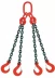 Строп цепной четырехветвевой 4СЦ 1 т L=1.5 м 8 кл с ОВ 11.2т купить в Ханты-Мансийске