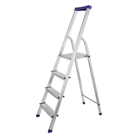 Стремянка алюминиевая с органайзером &quot;УНИВЕРСАЛ&quot; 4 ступени Сибртех 97894 купить в Ханты-Мансийске