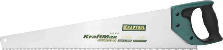 Ножовка KRAFTOOL "EXPERT" "SuperMax", универсальн быстрый и точный рез, универсальн средний закален зуб, 7/8TPI, 550мм 15222-55 купить в Ханты-Мансийске