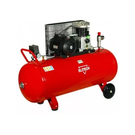 Компрессор масляный поршневой ременной Elitech КР 100/АВ858/5.5Т купить в Ханты-Мансийске