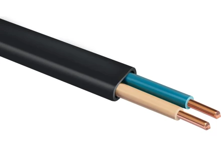 ЗУБР ВВГ-Пнг(А)-LS, 2 x 1.5 мм2, 50 м, ГОСТ 31996-2012, плоский, силовой кабель с пониженным дымо-газовыделением, Профессионал (60006-50) купить в Ханты-Мансийске