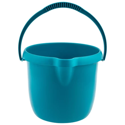 Ведро пластмассовое круглое 12 л, бирюзовое, Home Palisad 929575 купить в Ханты-Мансийске