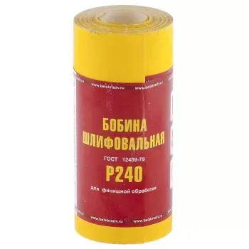 Шкурка на бумажной основе LP41C зерн. Р240 мини-рулон 115мм х 5м (БАЗ) Россия 75634 купить в Ханты-Мансийске