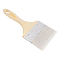 Кисть плоская для лаков "Евро" 4", искусственная щетина, деревянная ручка Matrix 83090