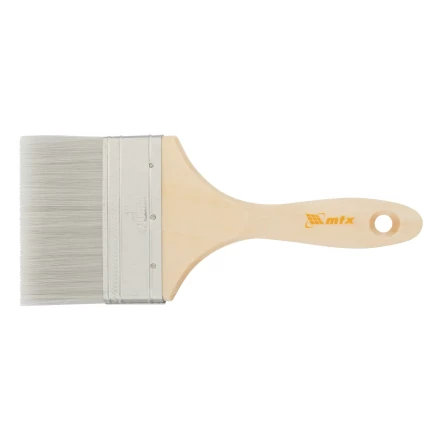 Кисть плоская для лаков &quot;Евро&quot; 4&quot;, искусственная щетина, деревянная ручка Matrix 83090 купить в Ханты-Мансийске