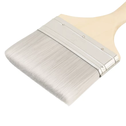 Кисть плоская для лаков &quot;Евро&quot; 4&quot;, искусственная щетина, деревянная ручка Matrix 83090 купить в Ханты-Мансийске