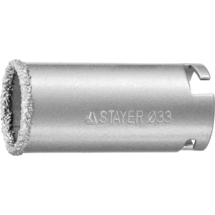 Коронка STAYER "PROFESSIONAL" кольцевая с карбидно-вольфрамовой крошкой, d=33мм 33345-33 купить в Ханты-Мансийске