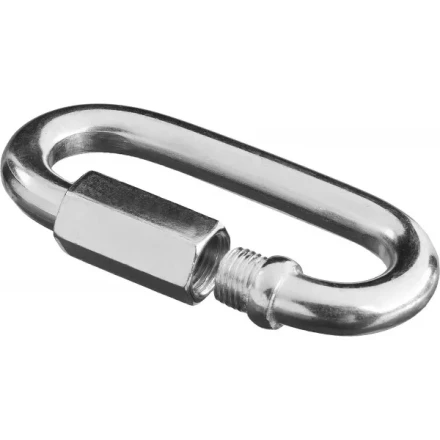 Карабин ЗУБР &quot;МАСТЕР&quot; винтовой с муфтой, оцинкованный, 8мм, 20 шт 4-304535-08 купить в Ханты-Мансийске