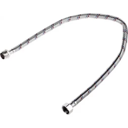 Подводка гибкая ЗУБР для воды, оплетка из нержавеющей стали, г/ш 1/2" - 0,6м 51005-G/S-060