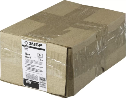 Шайба ЗУБР &quot;МАСТЕР&quot; DIN 125A, оцинкованная, 10мм, 5кг 303800-10 купить в Ханты-Мансийске