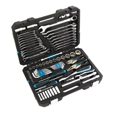 Набор инструментов 78 предметов , 120 зубьев, CrV, 1/4&quot;, 1/2&quot; Gross 14148 купить в Ханты-Мансийске