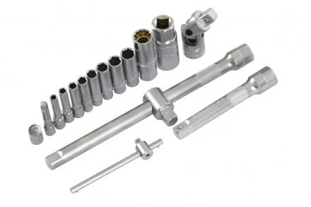 Набор инструментов 78 предметов , 120 зубьев, CrV, 1/4&quot;, 1/2&quot; Gross 14148 купить в Ханты-Мансийске