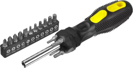 Набор STAYER "MASTER": Отвертка-битодержатель, биты 25мм 15шт, 16 предметов 2545-H5_z01 купить в Ханты-Мансийске