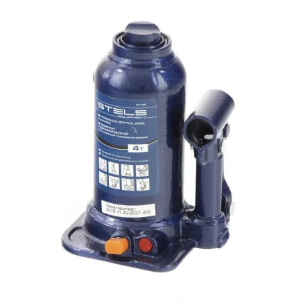 Домкрат гидравлический бутылочный телескопический 4 т подъем 170-420 мм Stels 51145 купить в Ханты-Мансийске
