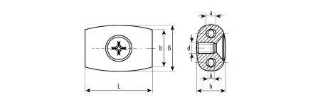 Зажимы троса Бочонок пакет серия Без серии купить в Ханты-Мансийске