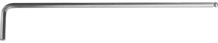 Ключ KRAFTOOL &quot;INDUSTRIE&quot; имбусовый, длинный c шариком, Cr-Mo, хромосатинированное покрытие, HEX 3 27437-3 купить в Ханты-Мансийске