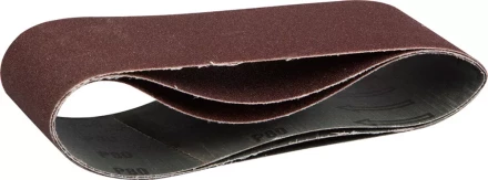 Лента шлифовальная бесконечная ЗУБР &quot;МАСТЕР&quot; на тканевой основе, для ЛШМ, P80, 75х457мм, 3шт 35541-080 купить в Ханты-Мансийске
