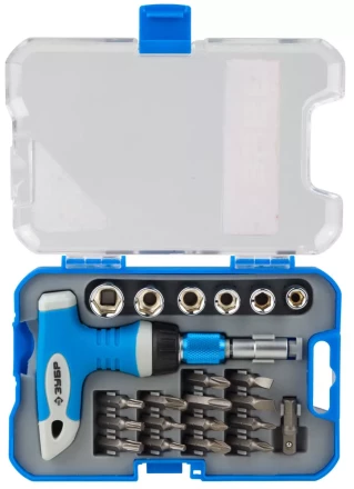 Набор ЗУБР &quot;ЭКСПЕРТ&quot; Отвертка реверсивная с пистолетной двухкомпонетной рукояткой; Cr-V биты, 22 предмета 25412-H22 купить в Ханты-Мансийске